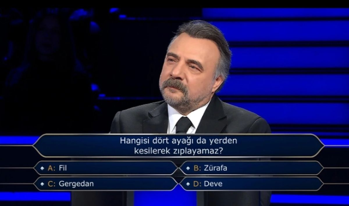 Fil, Zürafa, Gergedan, Deve dört ayağı da yerden kesilerek zıplayabilir mi?