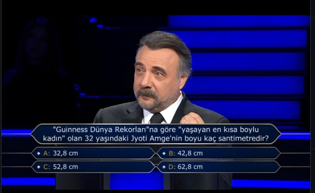 "Guinness Dünya Rekorları"na göre "yaşayan en kısa boylu kadın" olan 32 yaşındaki Jyoti Amge'nin boyu kaç ...