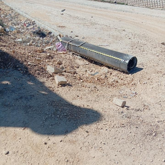 Ракета, запущенная из Ирана, была уничтожена, ее части упали на пустые земли в Газьянтепе