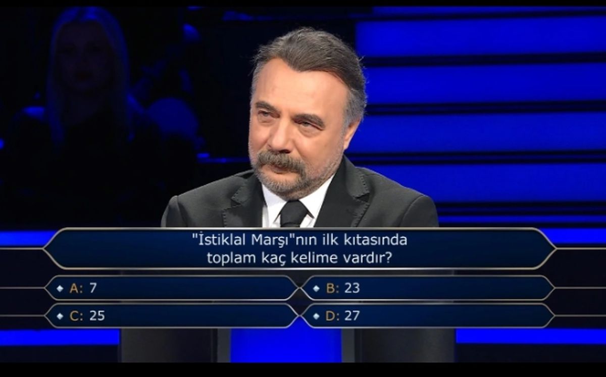 İstiklal Marşı'nın ilk kıtasında toplam kaç kelime vardır?