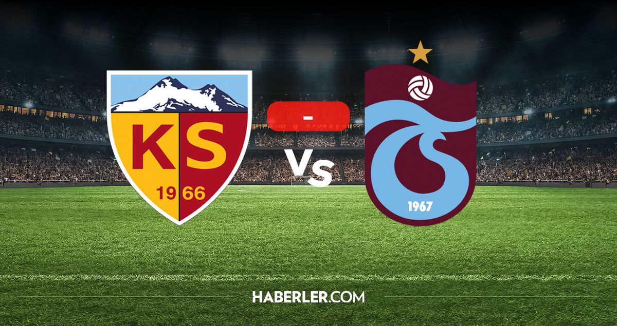 Kayserispor Trabzonspor maçı kaç kaç? MAÇ SONUCU! Kayserispor Trabzonsporr golleri kim attı, canlı maç anl...