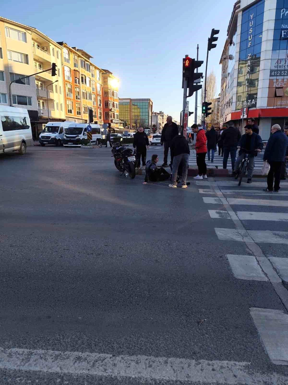 Lüleburgaz'da trafik kazası: 1 yaralı