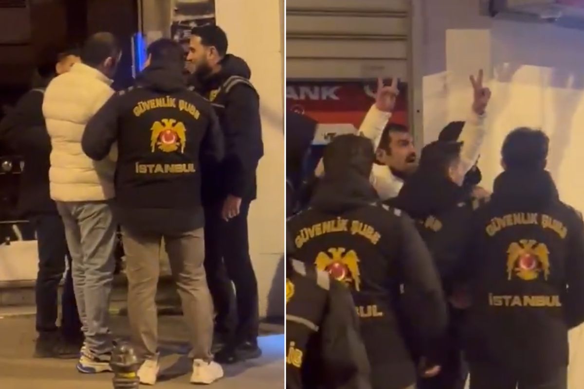 Oyuncu Ufuk Bayraktar'dan 8 Mart yürüyüşüne müdahale! Polis araya girdi