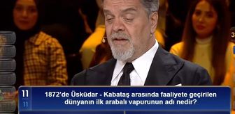 1872'de Üsküdar Kabataş arasında faaliyete geçirilen dünyanın ilk arabalı vapurunun adı nedir?