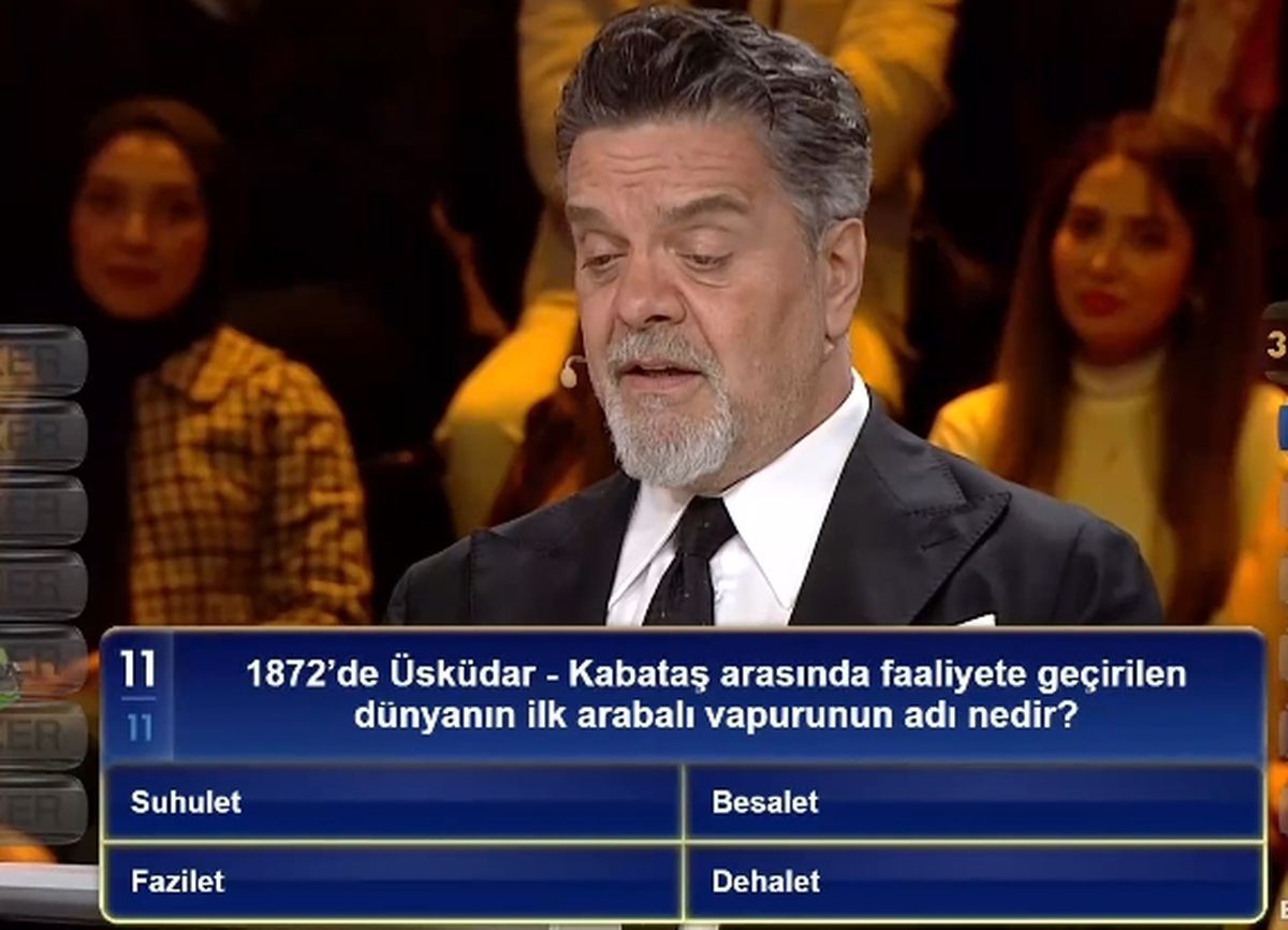 1872'de Üsküdar Kabataş arasında faaliyete geçirilen dünyanın ilk arabalı vapurunun adı nedir?