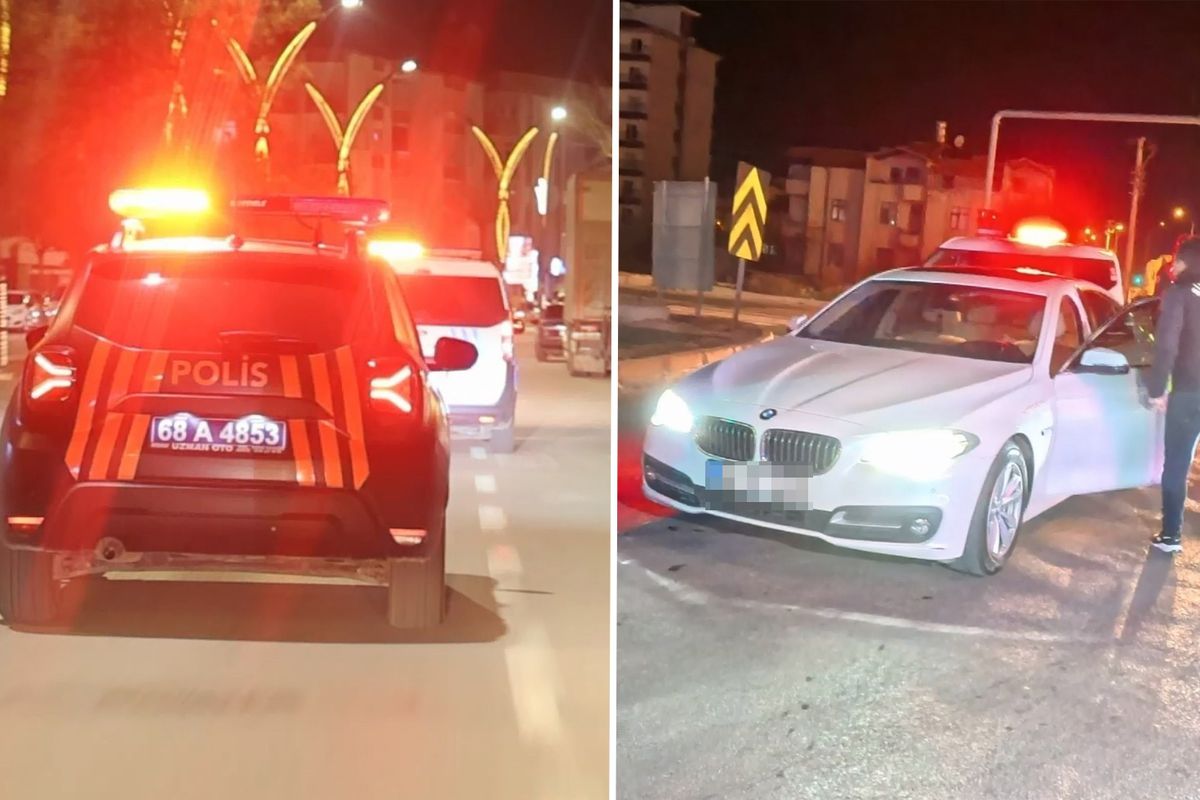Babasının arabasını alan çocuk sürücü kenti birbirine kattı