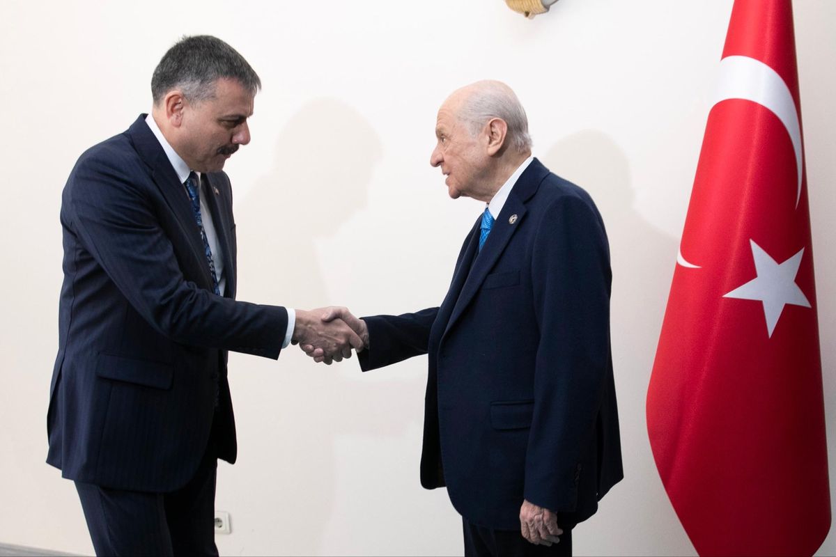 Bakan Çiftçi'den, Bahçeli'ye ziyaret