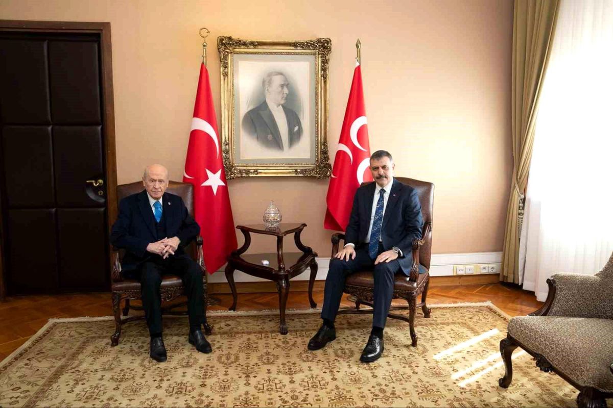 Bakan Çiftçi'den MHP lider Bahçeli'ye nezaket ziyareti