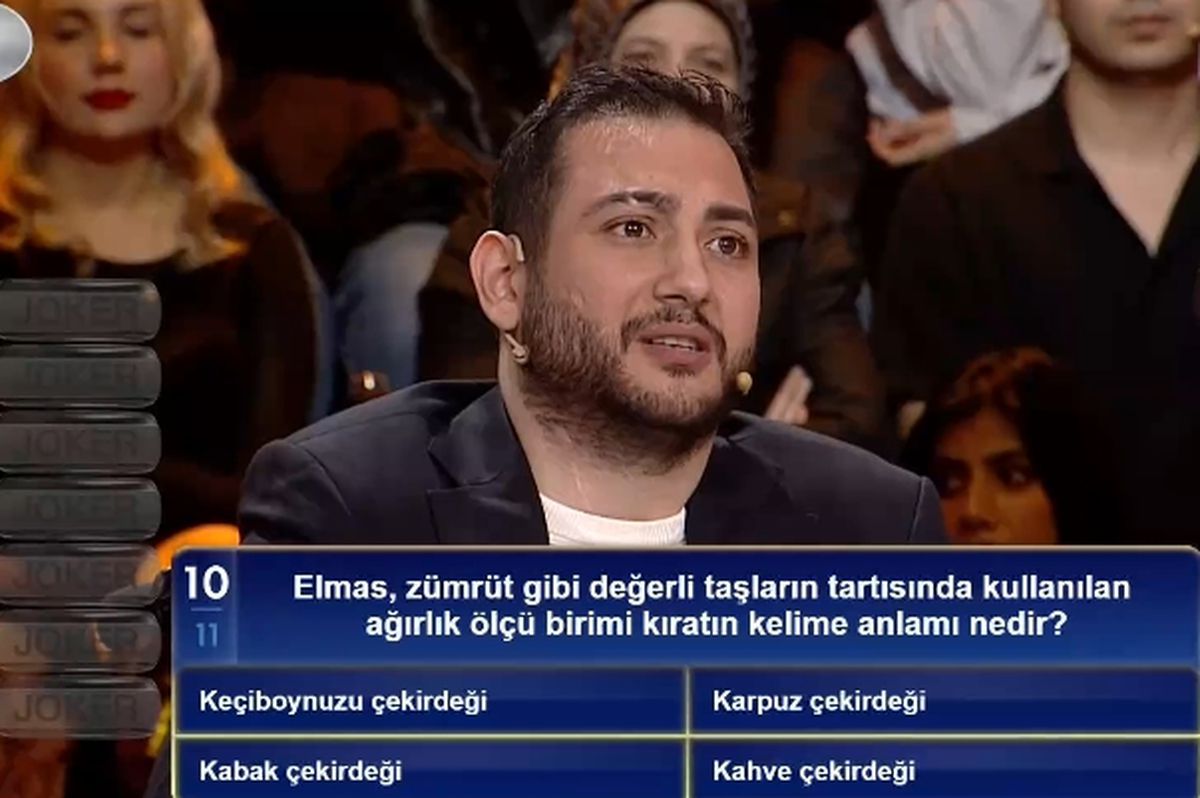 Elmas, zümrüt gibi değerli taşların tartısında kullanılan ağırlık ölçü birimi kıratın kelime anlamı nedir?