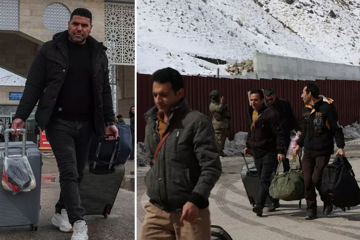 Görüntüler Türkiye sınırından: Savaşın başladığını gördük ve geldik
