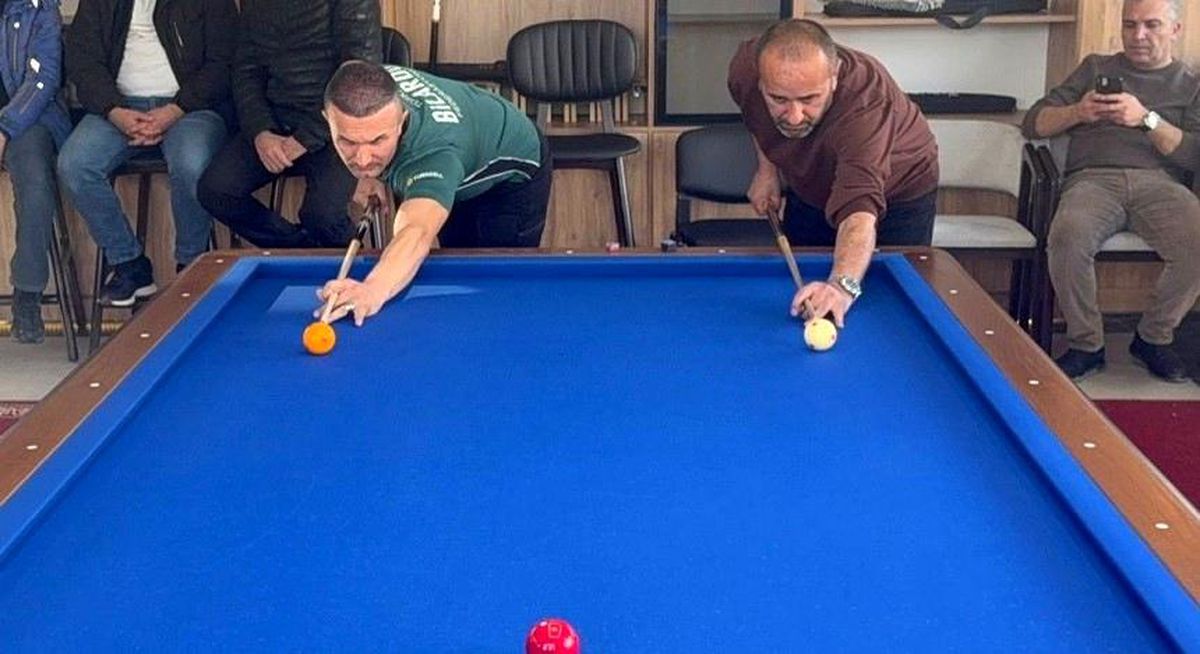 Hakkâri'de 'Üç Bant Bilardo Turnuvası' başladı