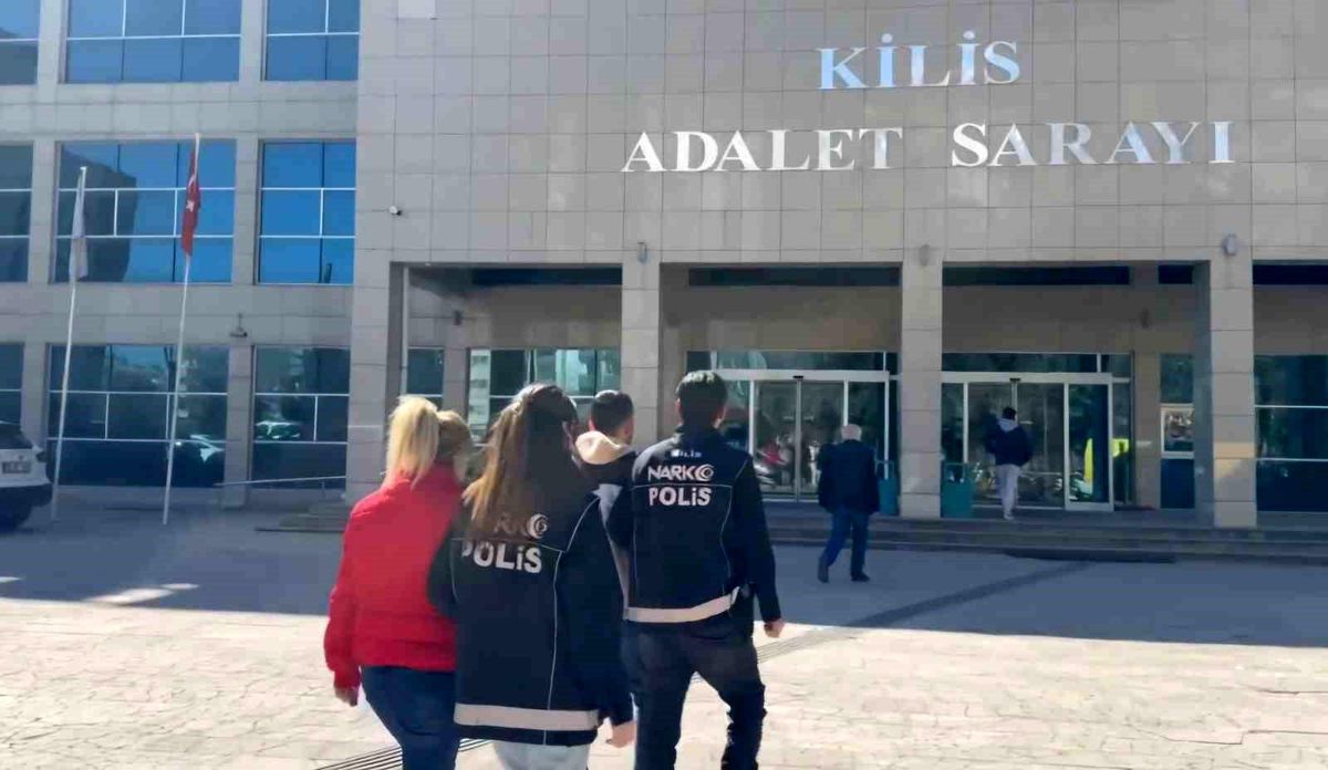 Kilis'te uyuşturucu operasyonu: 3 kişi tutuklandı