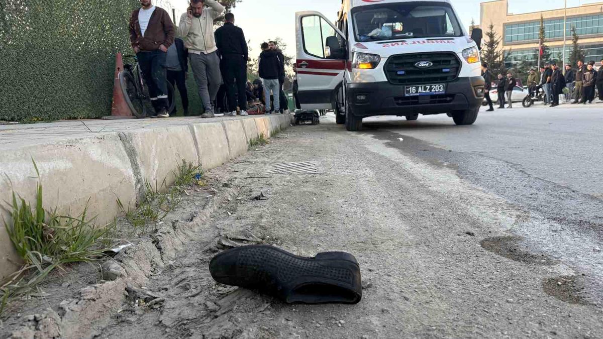 Bursa'da iftara dakika kala feci kaza: 1 yaralı