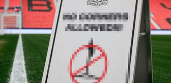 Daha önce böyle bir uyarı levhası görmediniz! Bayer Leverkusen'den Arsenal'in köşe vuruşlarına esprili önlem