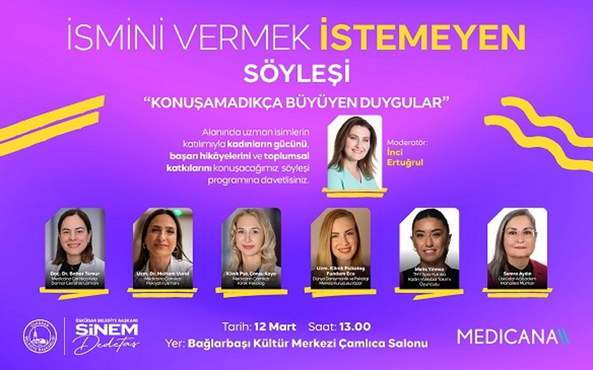 Üsküdar'da 'İsmini Vermek İstemeyen Söyleşi' programı düzenlenecek