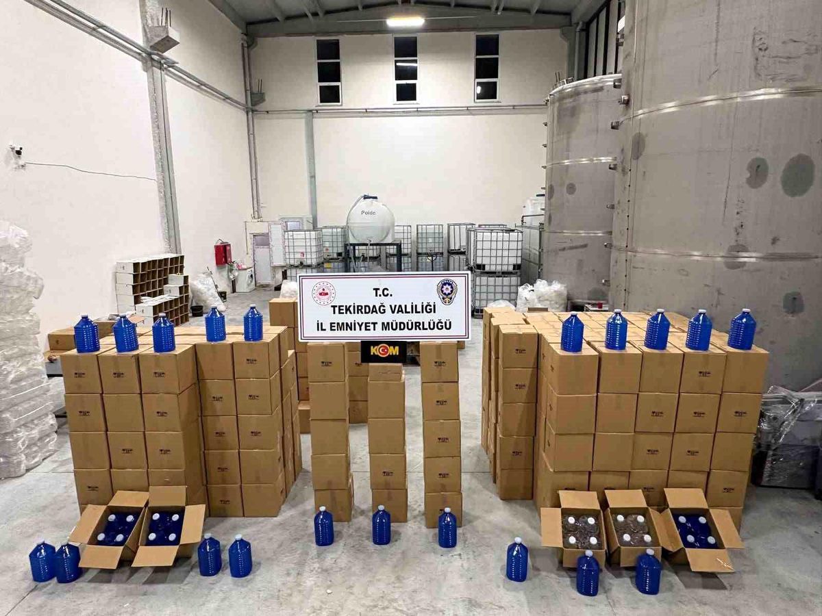 17 ton 815 litre etil alkol ele geçirildi