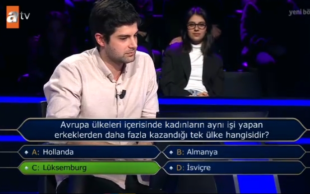 Avrupa ülkeleri içerisinde kadınların aynı işi yapan erkeklerden daha fazla kazandığı tek ülke hangisidir?
