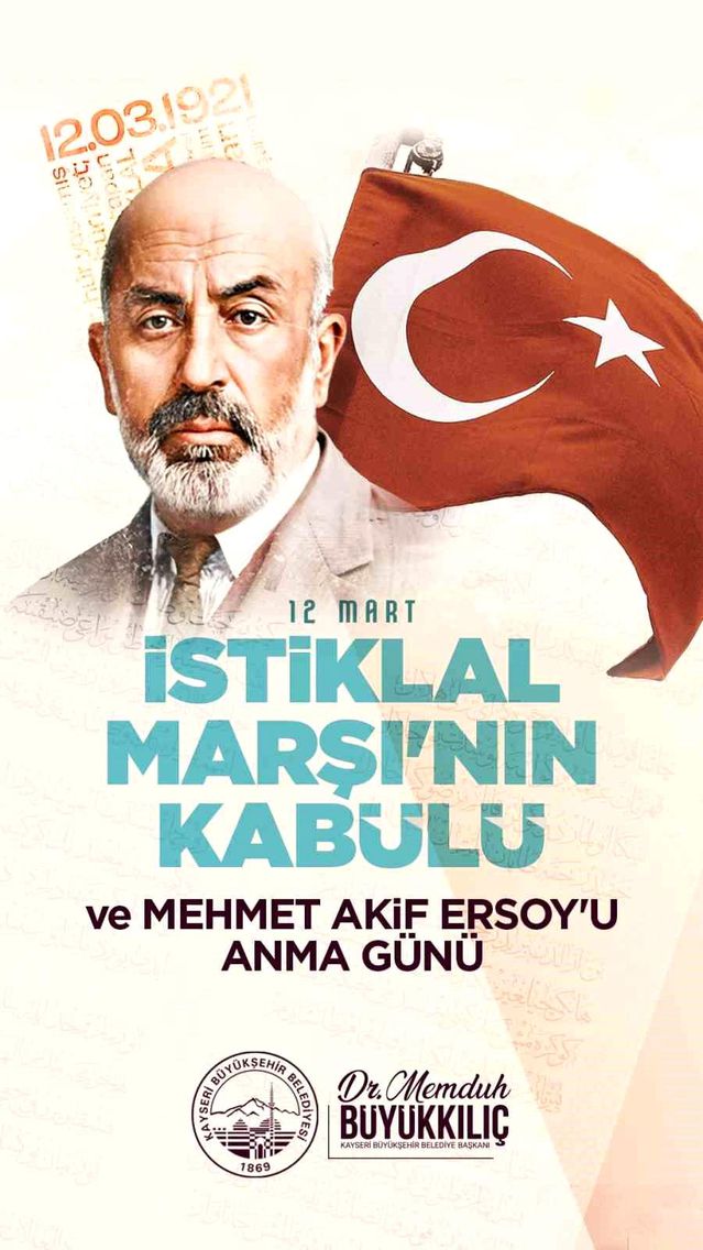 Başkan Büyükkılıç: “İstiklal şairimizin Asım’ın nesli ideali gençlerimize yaşayacak”