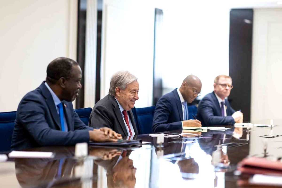 Dışişleri Bakanı Hakan Fidan, Birleşmiş Milletler Genel Sekreteri Antonio Guterres ile Ankara'da bir araya...