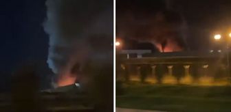 Erbil'e saldırı! Havalimanı yakınlarından dumanlar yükseldi