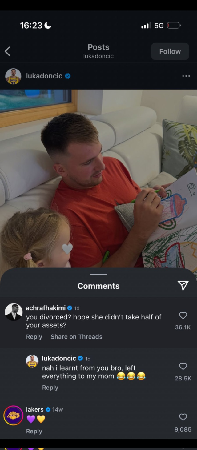 hakimi nin bosandin mi sorusuna luka doncic 19650998 7350 m