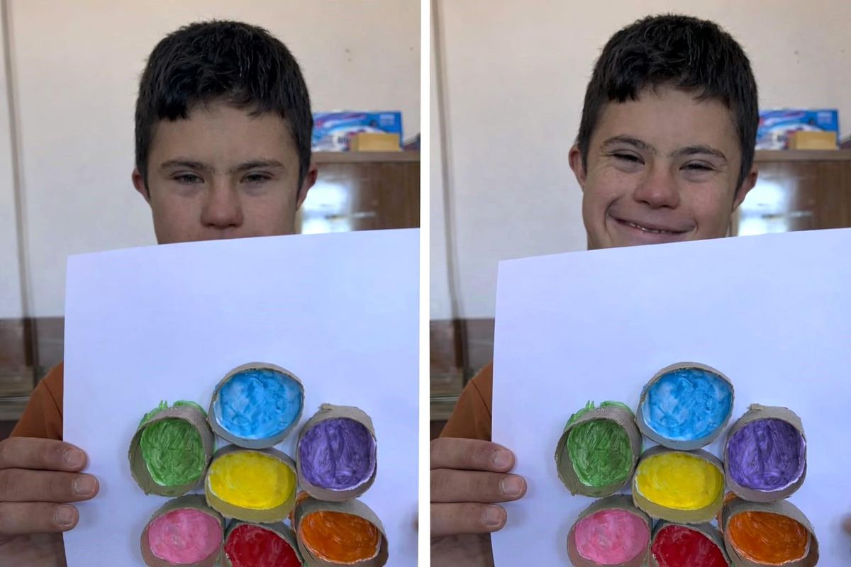 Minik eller Diyadin'de renkli çiçekler açtırdı