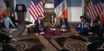 Tarihi an! New York Belediye Başkanı Mamdani, belediye konutunda iftar verdi