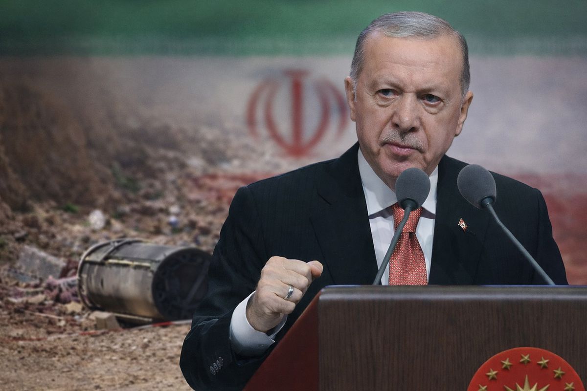 Bir füze daha düşürüldü, akıllara Cumhurbaşkanı Erdoğan'ın İran'a yaptığı uyarı geldi