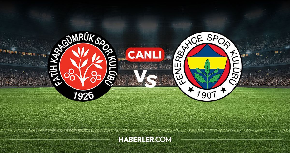 Karagümrük Fenerbahçe CANLI izle! Karagümrük Fenerbahçe maçı hangi kanalda, nereden izlenir?
