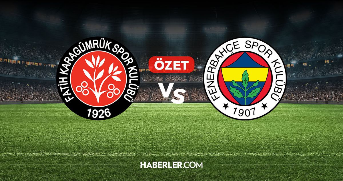 Karagümrük Fenerbahçe maç özeti ve golleri! (ÖZET) Karagümrük Fenerbahçe kaç kaç bitti, golleri kim attı?