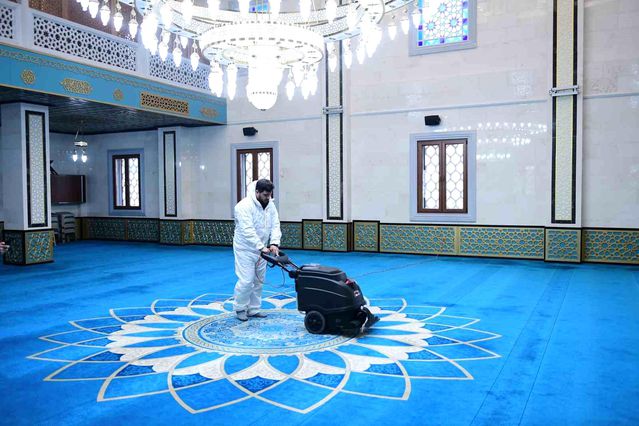 Kestel’de camiler Ramazan Bayramı’na hazırlanıyor