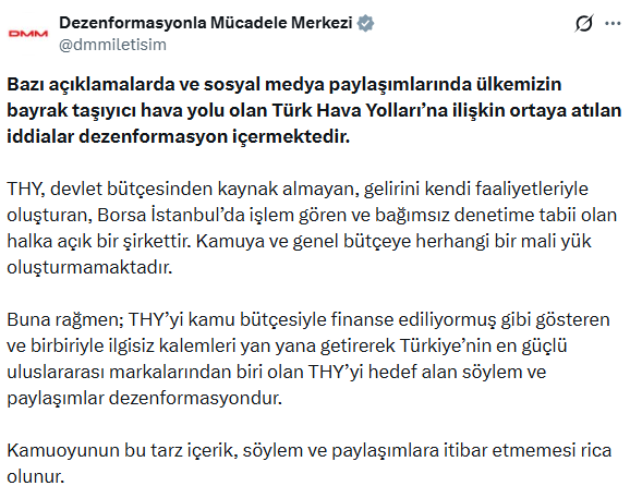 thy nin kamu butcesinden yararlandigi iddiasina 19652617 2134 m