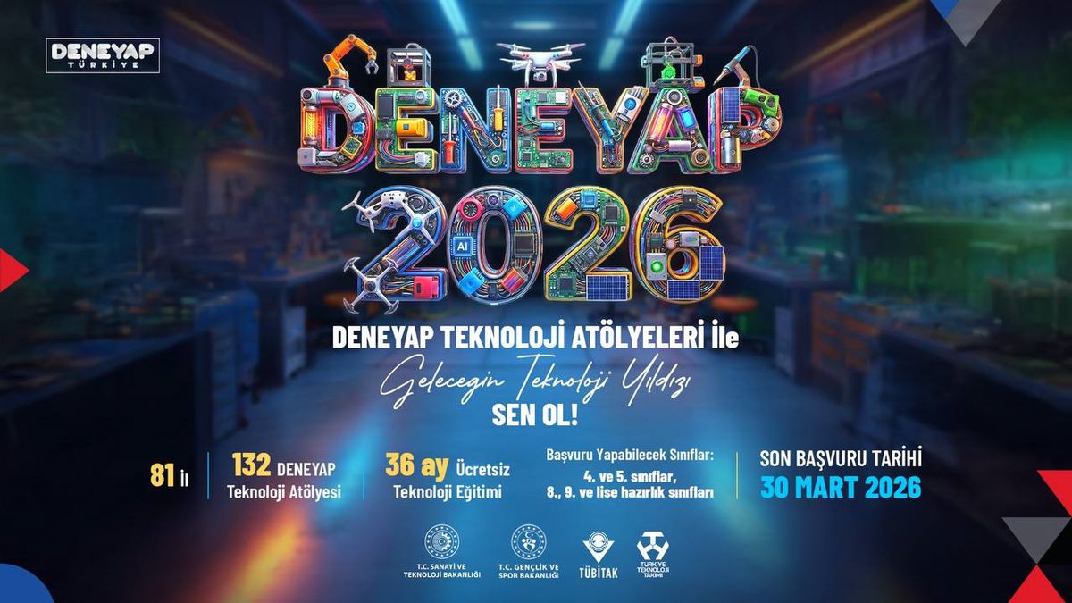 DENEYAP Türkiye Projesi başvuruları devam ediyor