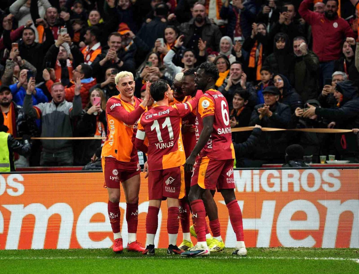 Galatasaray'dan ligde 3 maçlık galibiyet serisi