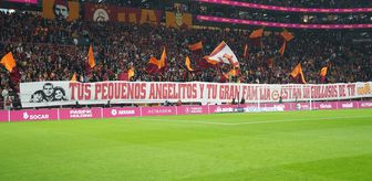 Galatasaray taraftarından, Lucas Torreira için özel pankart