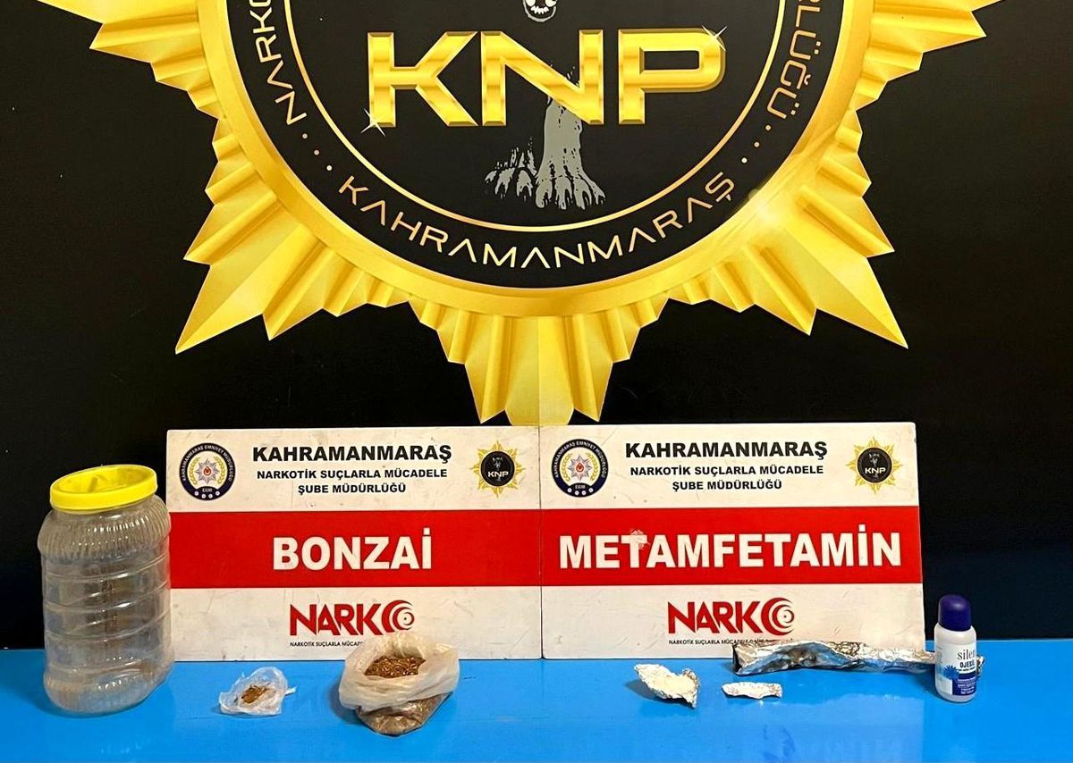 Kahramanmaraş'ta uyuşturucu operasyonu: 1 tutuklama