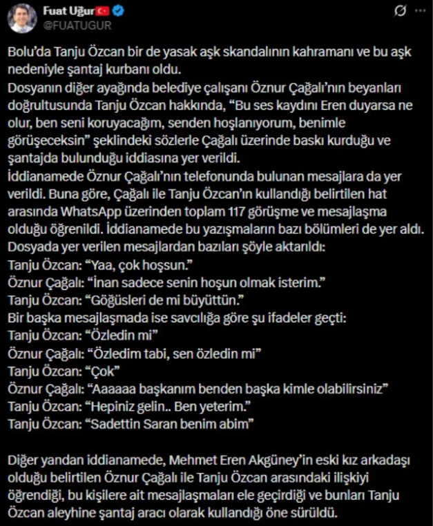 Öznur Çağalı kimdir? Tanju Özcan Öznur Çağalı yasak aşk iddiası nedir? Öznur Çağalı kimdir? Tanju Özcan Öznur Çağalı yasak aşk iddiası nedir?