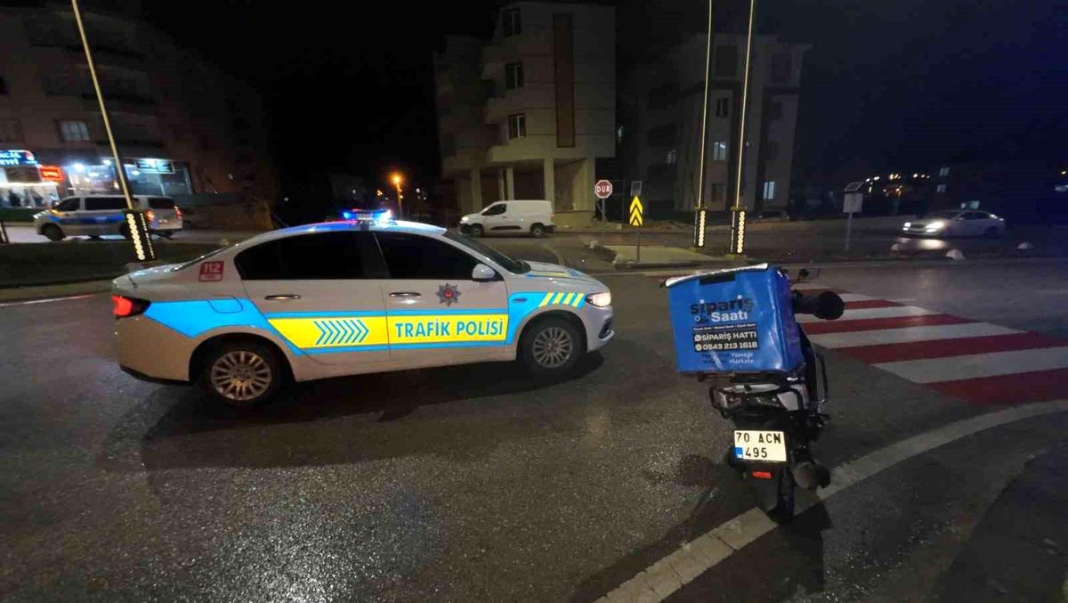 Karaman'da motosiklet kazası: 1 yaralı