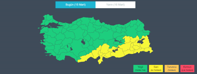 Meteoroloji alarm verdi! 19 il için sarı kodlu kritik uyarı 4 meteoroloji alarm verdi 19 il 7f93fbdc94 3478 2 m