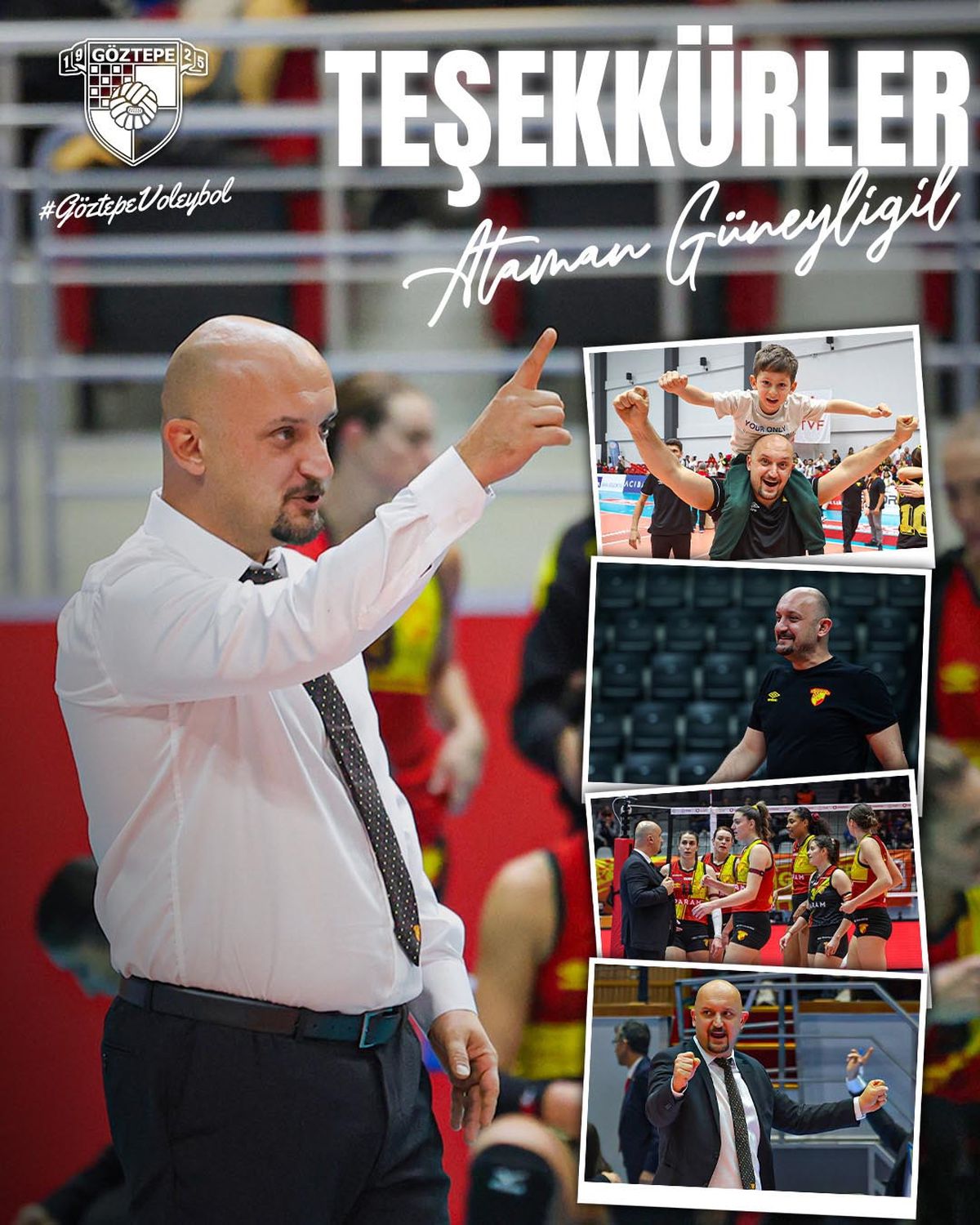 Göztepe Voleybol Takımı'nda Başantrenör Ataman Güneyligil ile Yollar Ayrıldı