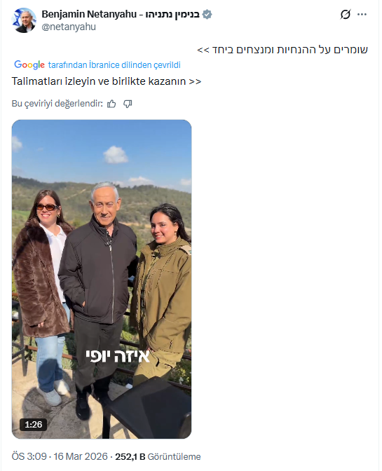 Netanyahu'dan 2. 'ölmedim' videosu Netanyahu'dan 2. 'ölmedim' videosu