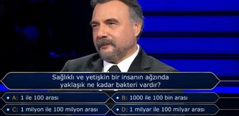 Sağlıklı ve yetişkin bir insanın ağzında yaklaşık ne kadar bakteri vardır?