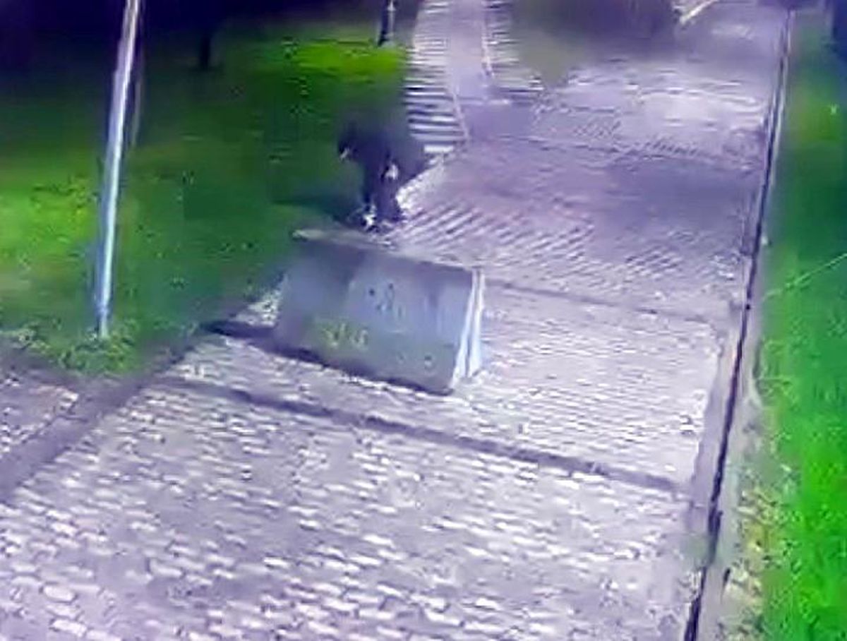 Beyoğlu'nda parkta düşürülen telefonu çaldı, o anlar kamerada