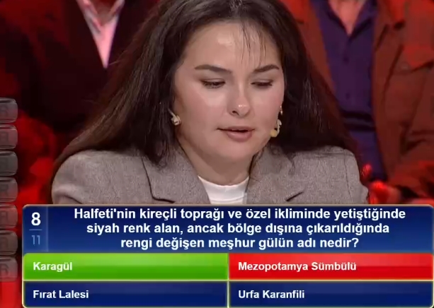 Halfeti'nin kireçli toprağı ve özel ikliminde yetiştiğinde siyah renk alan, ancak bölge dışına çıkarıldığında rengi değişen meşhur gülün adı nedir?