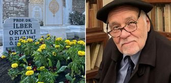 İlber Ortaylı'nın kabrine ana vatan toprağı döküldü