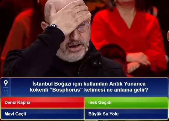 İstanbul Boğazı için kullanılan Antik Yunanca kökenli 'Bosphorus' kelimesi ne anlama gelir?