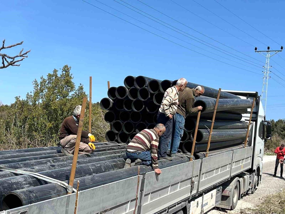 Muğla'da kapalı sistem modern sulama projesi hayata geçiyor