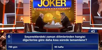 Seçeneklerdeki zaman dilimlerinden hangisi diğerlerine göre daha kısa sürede tamamlanır?