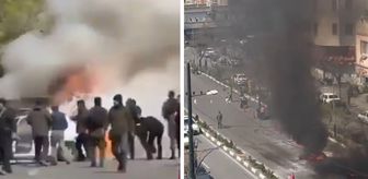 Tahran'a hava saldırısı! Büyük panik yaşandı