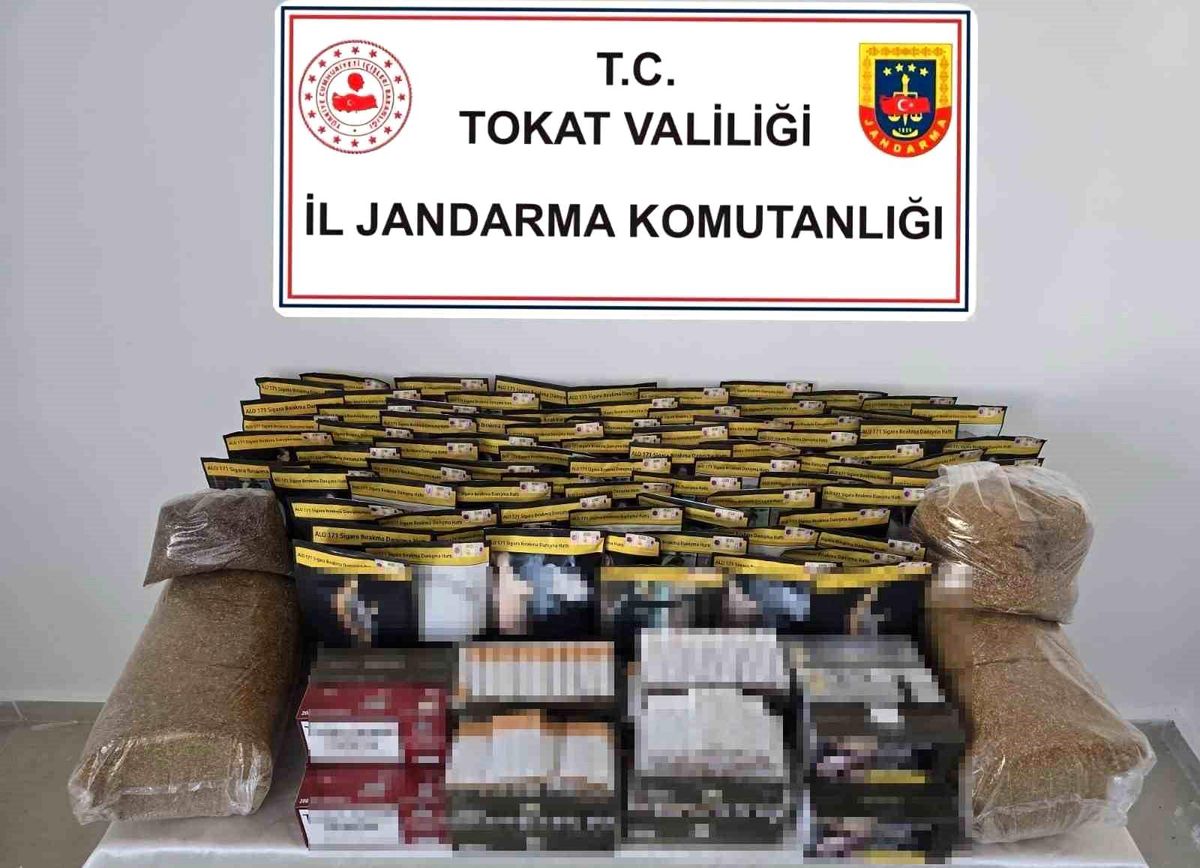 Tokat'ta kaçak tütünle yakalanıp, adliyede serbest kaldılar